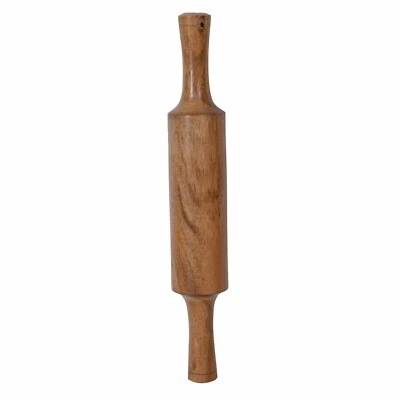 Handmade Wooden Belan Rolling Pin Roti Papad Chapati Maker Roller Kitchen Uses - Image 1 of 4