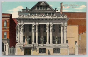 BPOE Elks Home Lodge Washington Street St. Paul Minnesota 1910s Postcard 1 - Picture 1 of 2