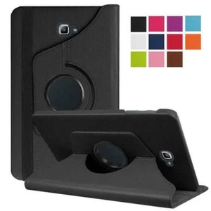 Funda protectora de cuero giratoria 360 para Samsung Galaxy Tab 3 Lite 7,0 pulgadas SM-T110 - Imagen 1 de 9