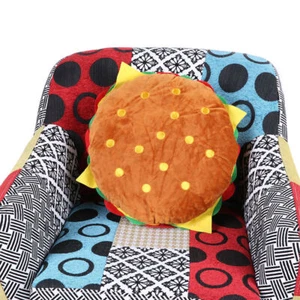 Simulation Burger Cushion Sofa Lumbar Pillow Super Soft Child Household Throw - Picture 1 of 7