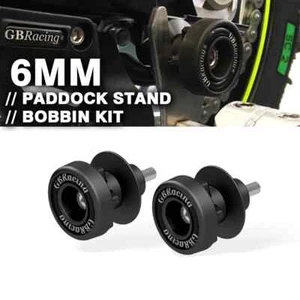6MM GBRacing PADDOCK STAND / BOBBIN KIT Paddock Stand Bobbins Parking ball - Picture 1 of 7