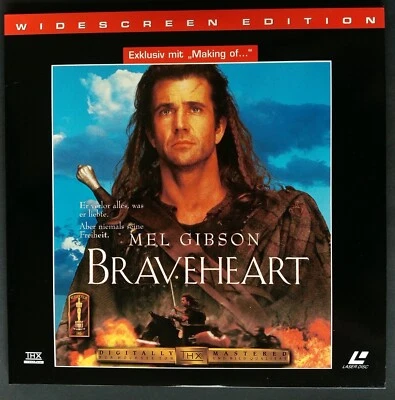 LASERDISC Braveheart - Mel Gibson - 2 LD - PAL - mit MAKING OF - Bild 1 von 4