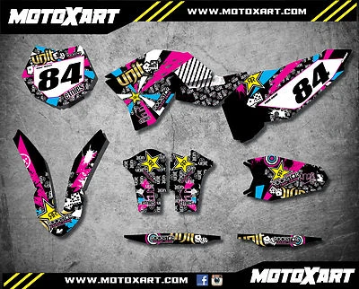 Kit completo de pegatinas personalizadas calcomanías RUSH STYLE KTM 150 SX 2007 2008 2009 2010 Foto 1 de 4
