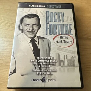ROCKY FORTUNE DETECTIVE FRANK SINATRA 16 EPISODES/8 REMASTERED RESTORED CD's VG+ - Imagen 1 de 3