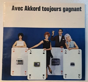Akkord radio GMBH catalogue doc originale Germany 62 Vintage postes portatifs - Imagen 1 de 8