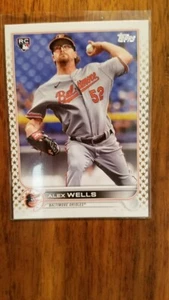 2022 Alex Wells #118 Rookie Baseball Card (Topps) - Picture 1 of 1