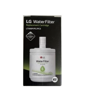 (5) LG LT500P/PCS 6 Month 500 Gallon Capacity Replacement Fridge Water Filter - Image 1 of 2