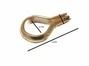 Banjo Shelf Florentine Support Stud 6mm Eb Brass Plated Pack Of 24 - Picture 1 of 1