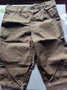 HSF LARGE SHOOTING WATEPROOF BREEKS BROWN HUNTING SHORT GAME TROUSERS - Picture 1 of 5