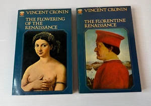 The Flowering Of The Florentine Renaissance Vincent Cronin 1972 Vintage PB Set - Picture 1 of 18