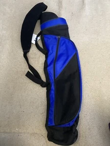 Youth Golf Bag Blue & Black - Picture 1 of 7