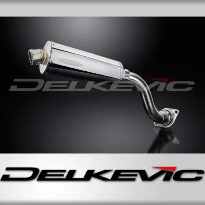 KIT DE ESCAPE SILENCIADOR BSAU OVALADO HONDA VFR750 1990-1993 ALTO NIVEL 350mm - Imagen 1 de 4