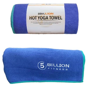 5BILLION Yoga Towel Yoga Mat Towel Microfiber Towel - 72" X 24" Blue NEW - Picture 1 of 12
