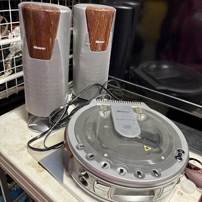 Memorex MX4107 CD AM/FM Clock Radio Micro Stereo w/Speakers Radio Good, Cd? - Image 1 of 4