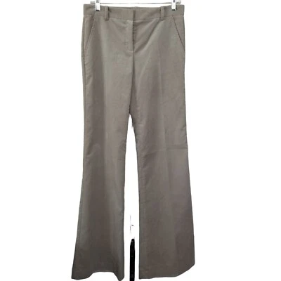 Pantalones de pana Theory para mujer marrón sin talla ver detalle pierna ancha acampanada elásticos EE. UU. Foto 1 de 4