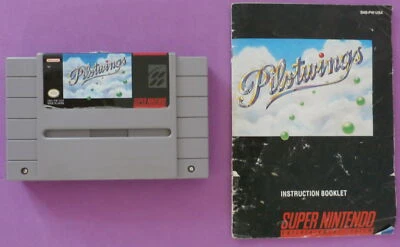 Pilotwings (Super Nintendo, 1991) with Instruction Booklet - Image 1 of 4