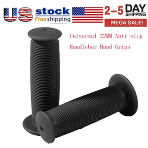 Pair Rubber Handlebar For BMX MTB Bike Grips Cruiser Mountain Scooter Bicycle US - Picture 1 of 7