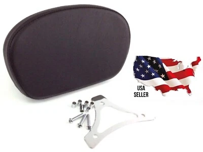 HARLEY 51579-05A SHORT PASSENGER BACKREST PAD BRACKET STREET GLIDE ROAD KING FLH - Image 1 of 4