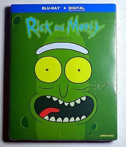 Rick and Morty Staffel 3 Blu-Ray & Digital Kopie iOS & Android Erwachsene Schwimmen VERSIEGELT - Bild 1 von 2