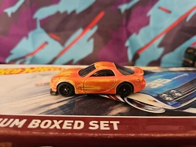 WHEELSWAP CUSTOM PAINT HOT WHEELS  MAZDA RX-7 RX7 on Real Riders Combine postage - Image 1 of 4