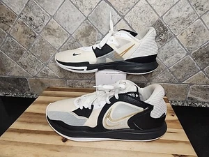 Nike Kyrie Low 5 Mens 11 Gold Black White Basketball Shoes Sneakers DJ6012-101 - Picture 1 of 18