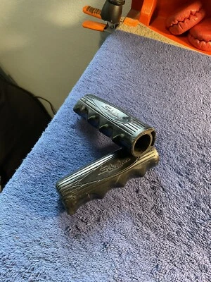 复古 Schwinn 握把舒适气垫黑色泪珠胖 60 年代 70 年代 — 第 1/4 张图片