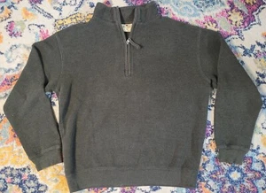 Woolrich Sweater Mens Medium 1/2 Zip Pullover 8090 100% cotton - Picture 1 of 10
