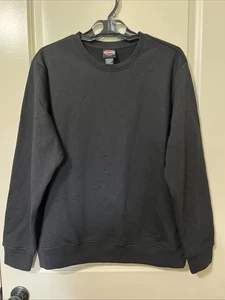 Harley Davidson Solid Black Sweat Shirt NWOT Size Large - Picture 1 of 4