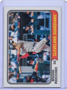 2023 Topps Heritage High Number - Brayan Rocchio #533 (RC) Guardians - Picture 1 of 2