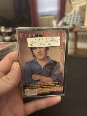 Steve Earle - Early Tracks (Cassette) Famous For Copperhead Road Amazing Singer - Image 1 of 2