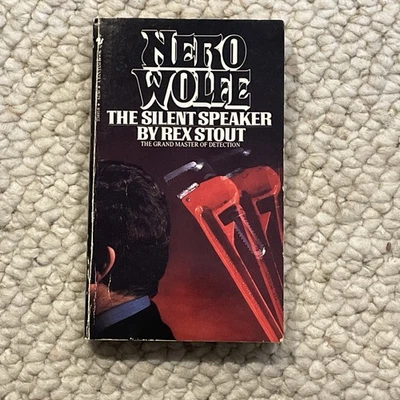 The Silent Speaker Rex Stout 9th Printing 1983 Nero Wolfe Mystery Foto 1 de 4