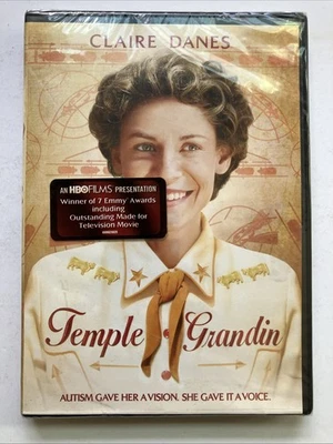 Temple Grandin (DVD, 2010) Claire Danes - Brand New and Factory Sealed Foto 1 de 2
