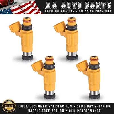 Juego de 4 inyectores de combustible para Mitsubishi Montero Sport 1997 2,4 L l4 FJ571 CDH275 Foto 1 de 4