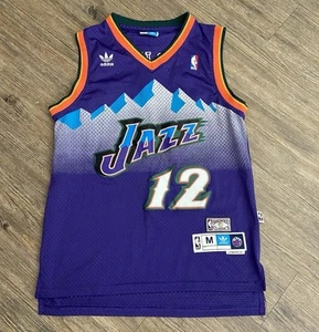 Utah Jazz John Stockton #12 Stitched Adidas HWC Basketball NBA Jersey Medium +2 - Picture 1 of 7