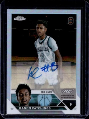 2023-24 Topps Chrome OTE Kanon Catchings Auto RC Rookie #A-KC - Image 1 of 2