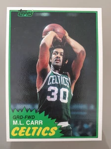 1981-82 Topps Basketball M.L. Carr #72 Boston Celtics Mint - Foto 1 di 2