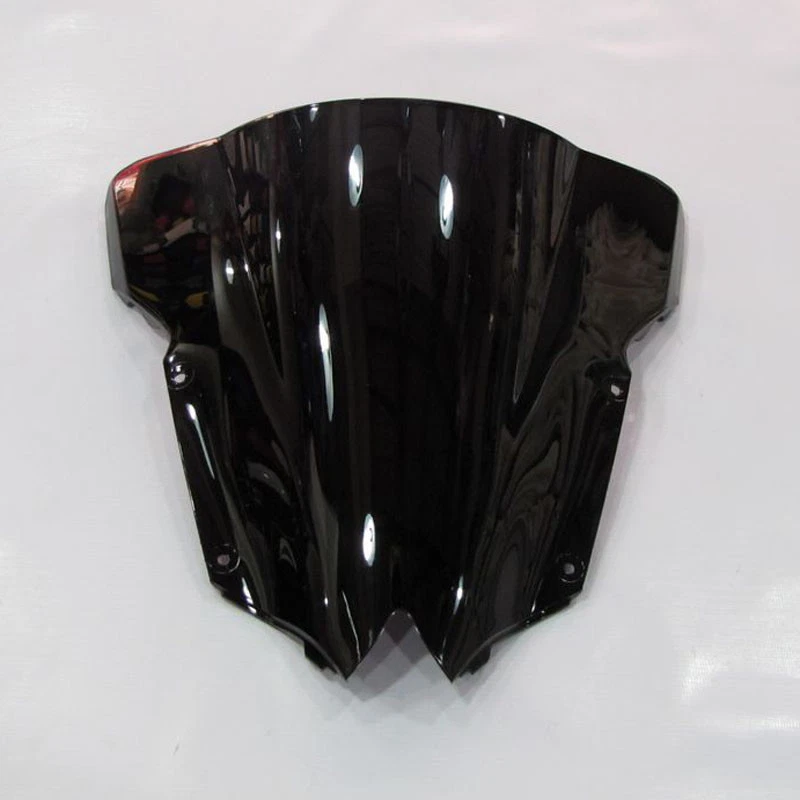 Black Windshield For 2008 2009 2010 2011-2014 Yamaha YZFR6 YZF-R6 Windscreen - Image 1 of 1