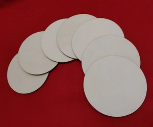 4 St Ronde, Sperrholzscheibe 4 mm Sperrholz ca. 10 cm Kreis Untersetzer - Bild 1 von 2