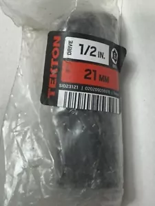 TEKTON 1/2 in. Drive x 21 mm Deep 6-Point Impact Socket - SID23121 - Picture 1 of 5
