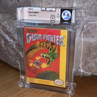 New NES Burai Fighter WATA 9.0 Factory Sealed H-Seam 1990 Graded Game Nintendo - Image 1 of 2