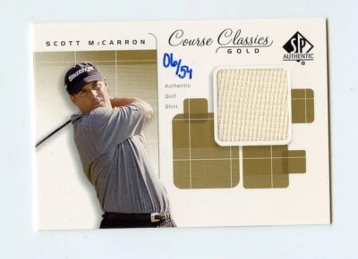 CAMISETA B102 SCOTT MCCARRON 2002 SP AUTÉNTICA CURSO CLÁSICOS ORO 6/54 Foto 1 de 2