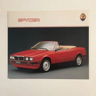 Maserati Spyder Brochure - Immagine 1 di 4