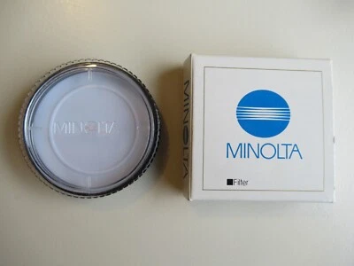 BOX,FILTER CASE ONLY MINOLTA 49mm L35(UV) NO FILTER - Image 1 of 4