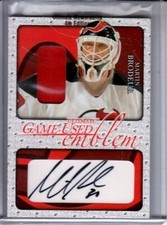 2003-04 BAP Ultimate Memorabilia Autographed Emblems #137 Martin Brodeur /10