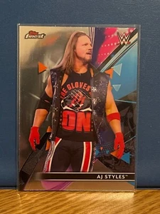 2021 Topps WWE Finest AJ Styles #1 - Picture 1 of 2