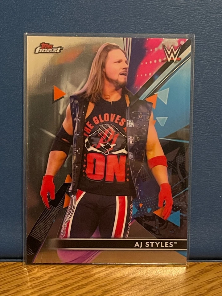 2021 Topps WWE Finest AJ Styles #1 - Image 1 of 2