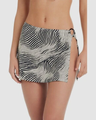 Red Carter Women's Beige High Contrast Cover-Up Skirt Swimwear Size L Foto 1 de 3