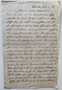 Antiga carta manuscrita em alemão. Cidade de Breslau. Silesia. 1908. - Picture 1 of 3