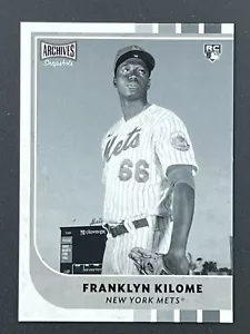 FRANKLIN KILOME RC 2021 Topps Archives Snapshots #17 Mets B&W Parallel - Picture 1 of 2