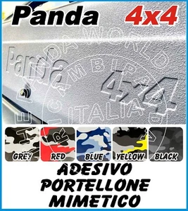 STICKERS PORTELLONE POST. FIAT PANDA 4x4 MIMETICO PRODOTTO COMPATIBILE - Imagen 1 de 12
